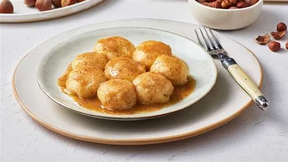 Knedle z białym serem