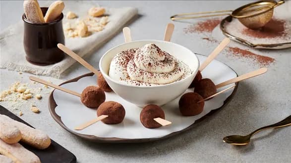 Kuleczki tiramisu z kremem kawowym