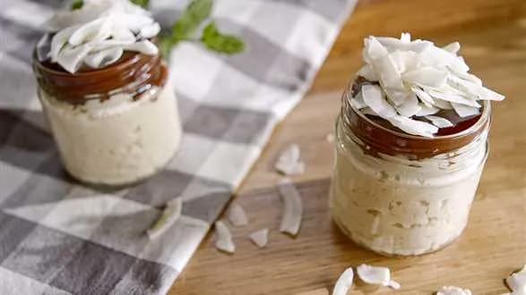 Jaglane à la bounty w słoiczku