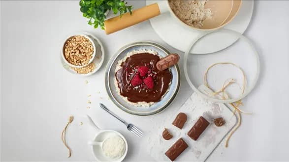 Owsianka czekoladowo-kokosowa