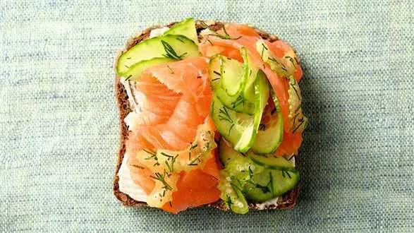 Kanapki z łososiem
