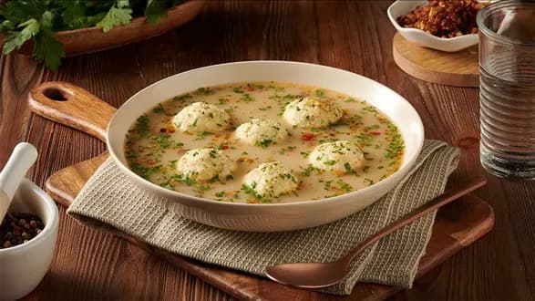 Kartoflanka z pieczonymi pulpetami z karpia