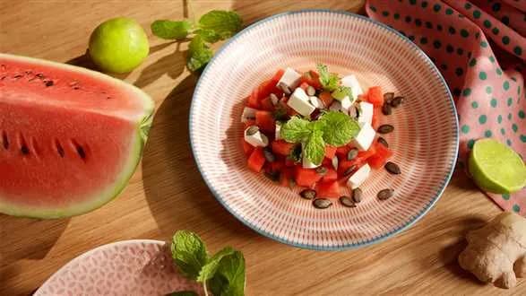 Sałatka z arbuzem i fetą