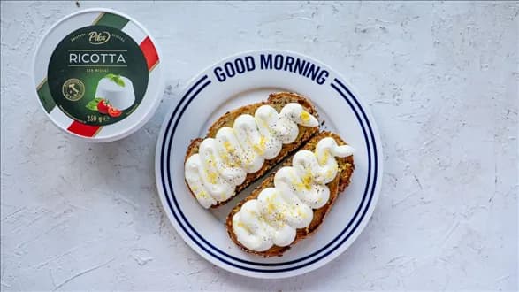 Ubijana ricotta na grzance