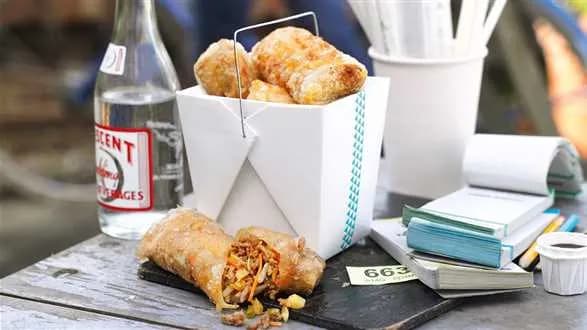 Sajgonki z mięsem mielonym