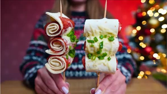 Zawijane tortille na patyku