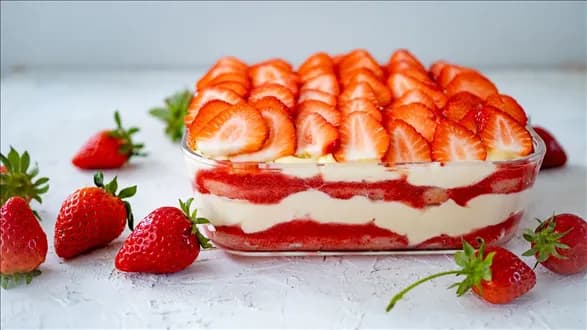 Truskawkowe tiramisu